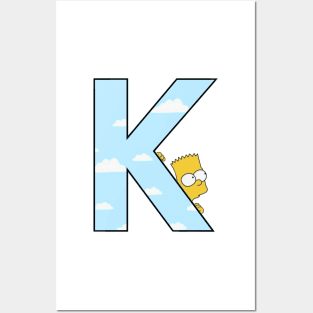 Simpsons letter Posters and Art